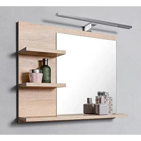 Bathroom Mirror With Shelves | P048