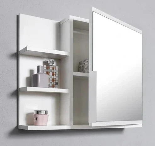 Bathroom Mirror Cabinet With Shelves | P050