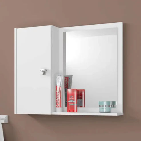 Stylish Bathroom Cabinet with Mirror and Shelves | P053