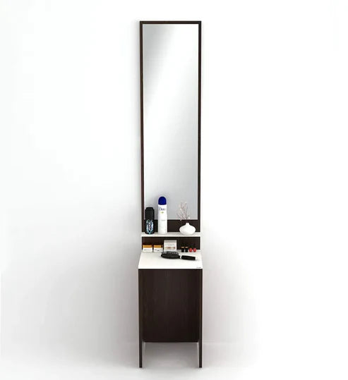 Full-Length Dressing Mirror with Utility Shelf | P057