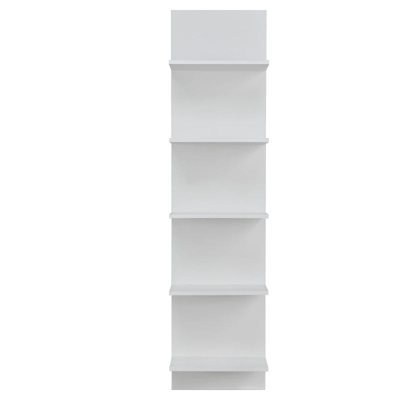 White 5-Tier Wall Shelf Unit | P276