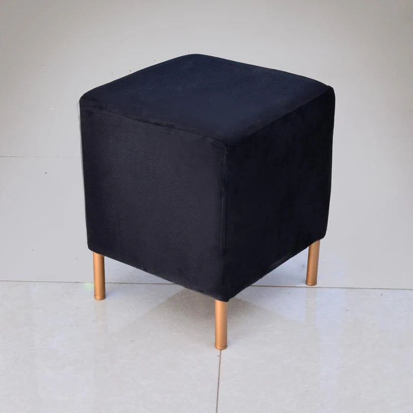 single Wooden stool With Steel Stand | P233