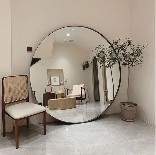 Round Wall Mirror – Minimalist Elegance for Any Space | P099