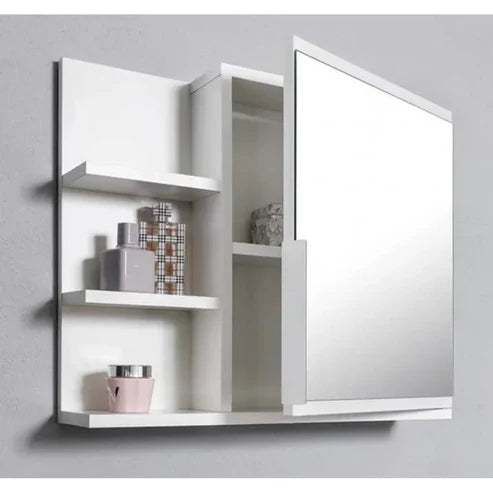 Bathroom Mirror Cabinet With Shelves | P050