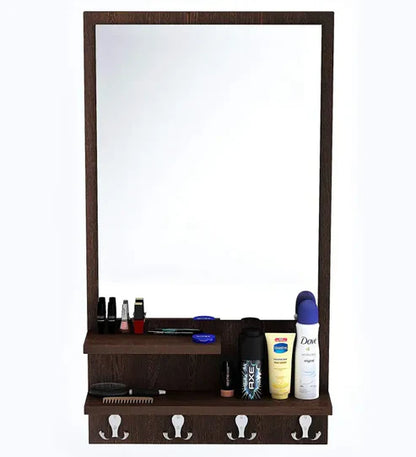 Wall Dressing Mirror With Shelves | P049
