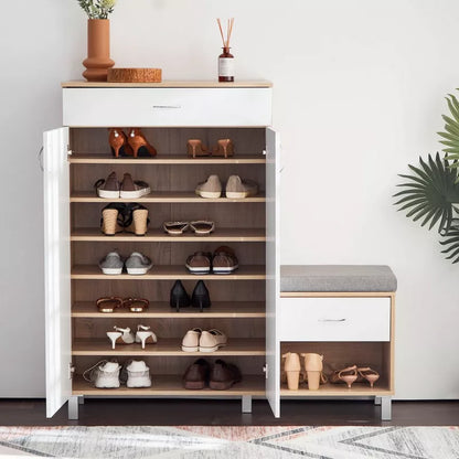 OakNest Durable Shoe Rack | P146