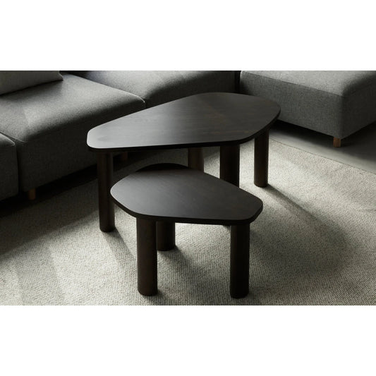 Minimal Form, Maximum Impact – LYNK Black Coffee Table Set | P192
