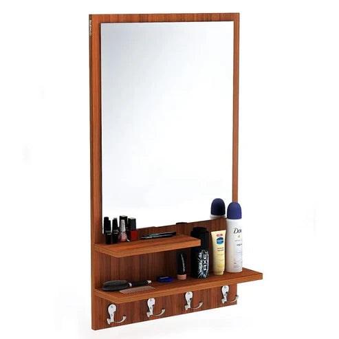 Wall Dressing Mirror With Shelves | P049