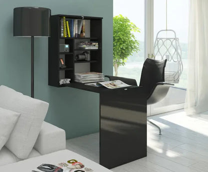 FlexiFold Transformer Wall Desk | Space-Saving Folding Workstation | P030