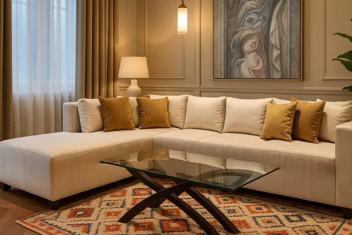 Premium Comfort L-Shaped Sofa | P105