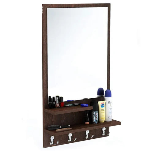 Wall Dressing Mirror With Shelves | P049