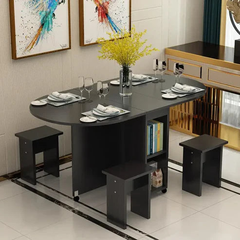 SleekFold Compact Dining Table & Chairs | P033