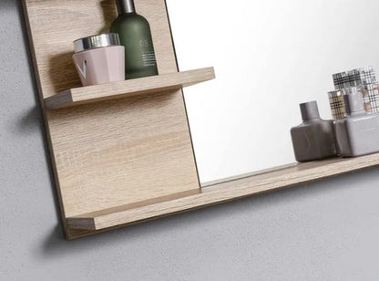 Bathroom Mirror With Shelves | P048