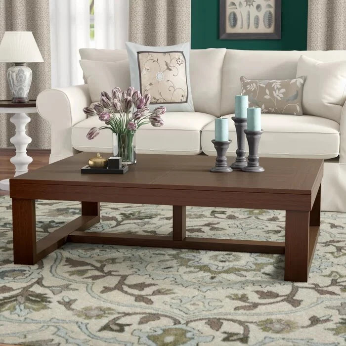 Large Traditional Plank-Style Coffee Table | P213
