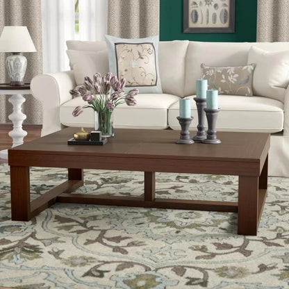 Large Traditional Plank-Style Coffee Table | P213
