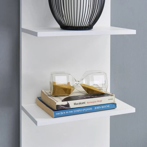 White 5-Tier Wall Shelf Unit | P276