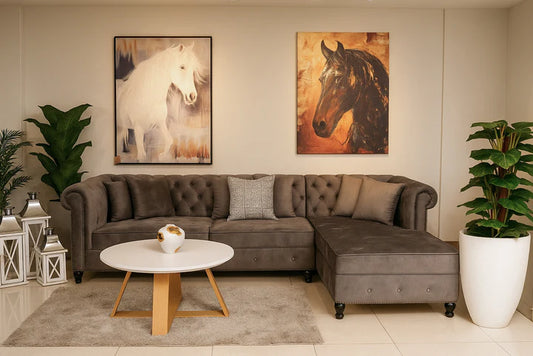 L Shape Sofa – Premium Quality | P101