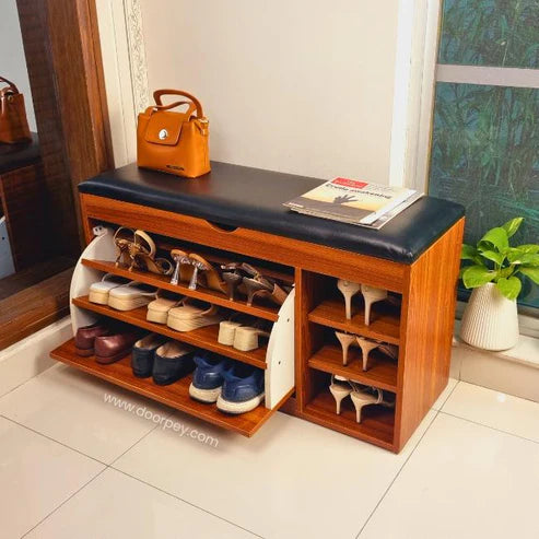 Modern Flip Drawer Shoe Rack | P002
