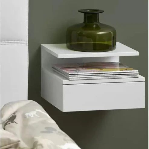 IvyWood Floating Nightstand with Drawer | P040