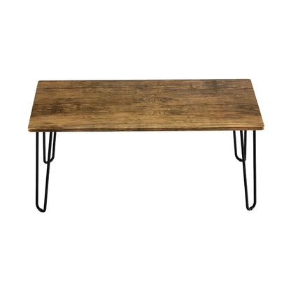 GALO Hairpin Legs Coffee Table – Mid-Century Modern Synthetic Wood Design | P201