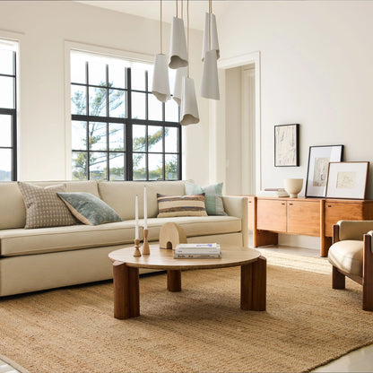 Earth Meets Elegance – Natural Stone Round Table by Musa Furnitures | P190